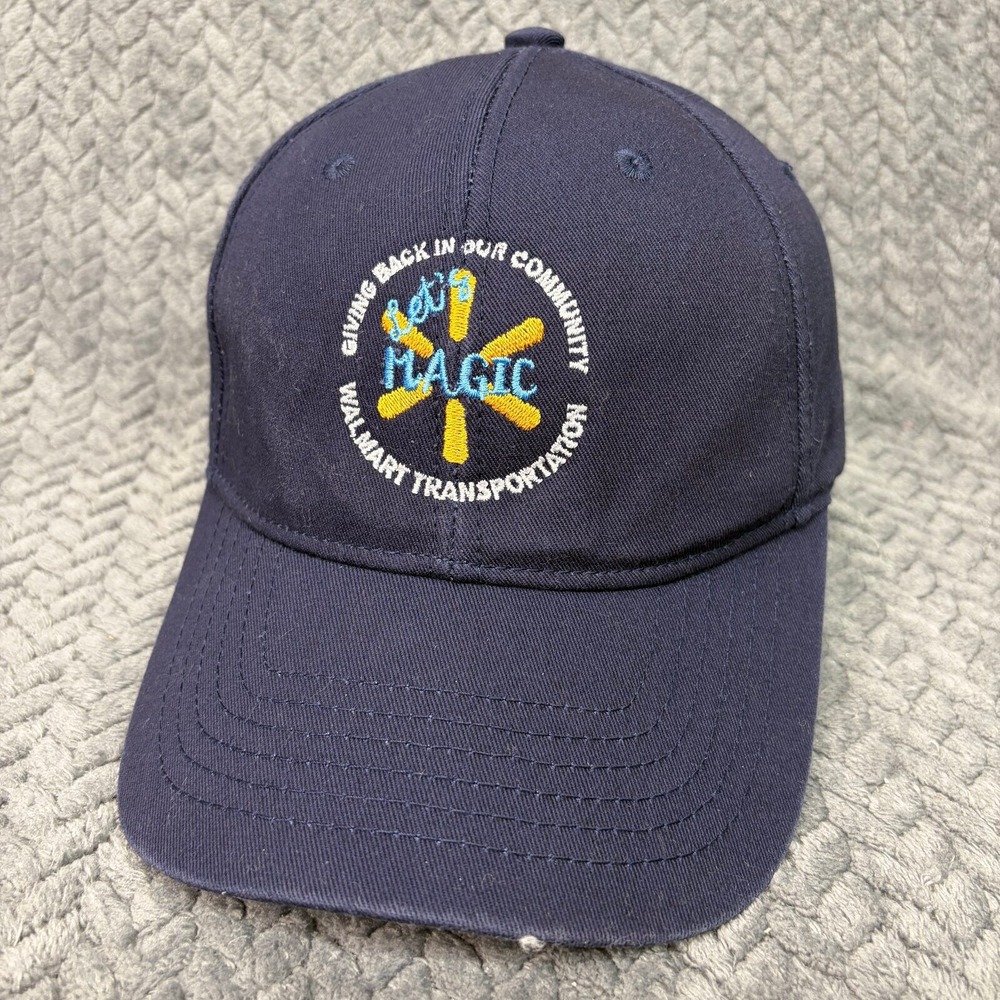 Cobra Hat Walmart Transportation Navy Blue OSFM Embroidered Baseball Cap